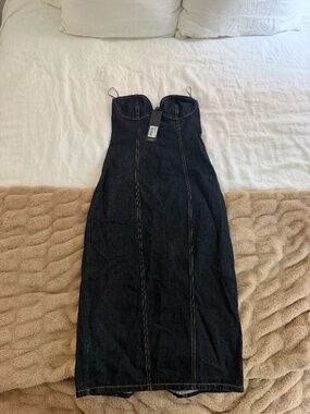 Lioness Denim Maxi Dress